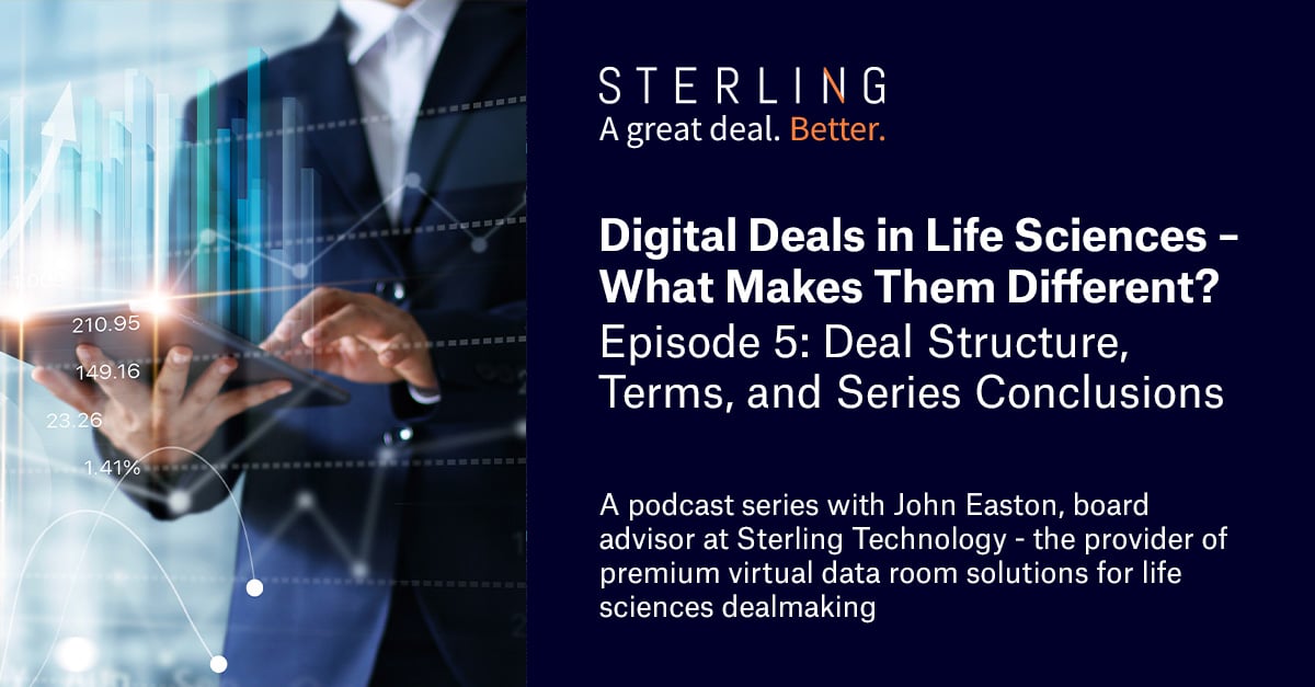 Navigating Digital Deals in Life Sciences Part 5 | Deal Structure, Terms and Series Conclusions featured image
